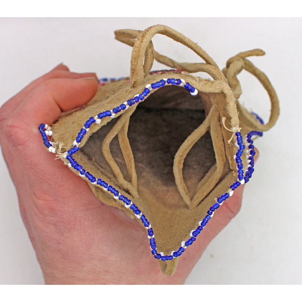 Native American Double Sided Beading Prairie Leat… - image 3